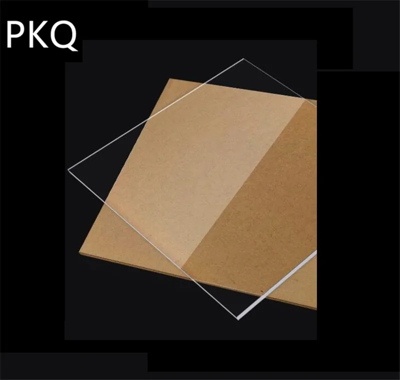 Толщина 2 мм акриловая прозрачная панель из плексигласа пластиковая прочные