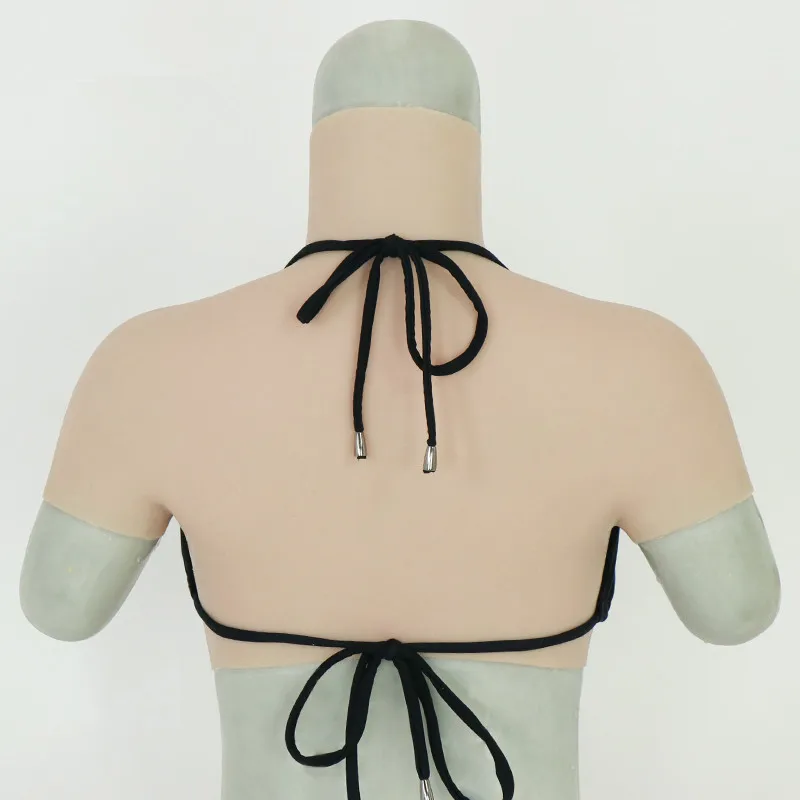 Круглая шея транссексуал силиконовые поддельные формы груди Трансвестит