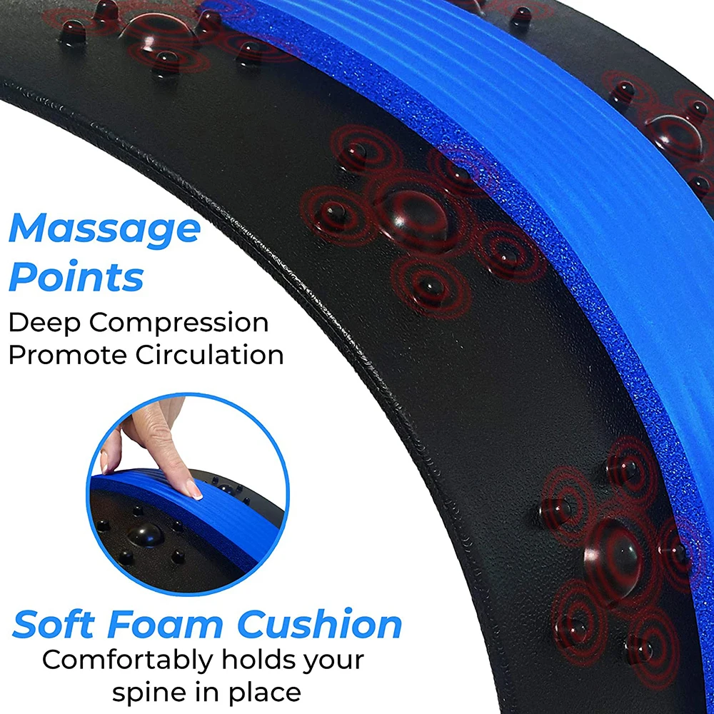 Back Massager Stretcher Magic Stretch Posture Therapy Fitness Equipment Chiropractic Massage Tools Spine Lumbar Pain Relief |