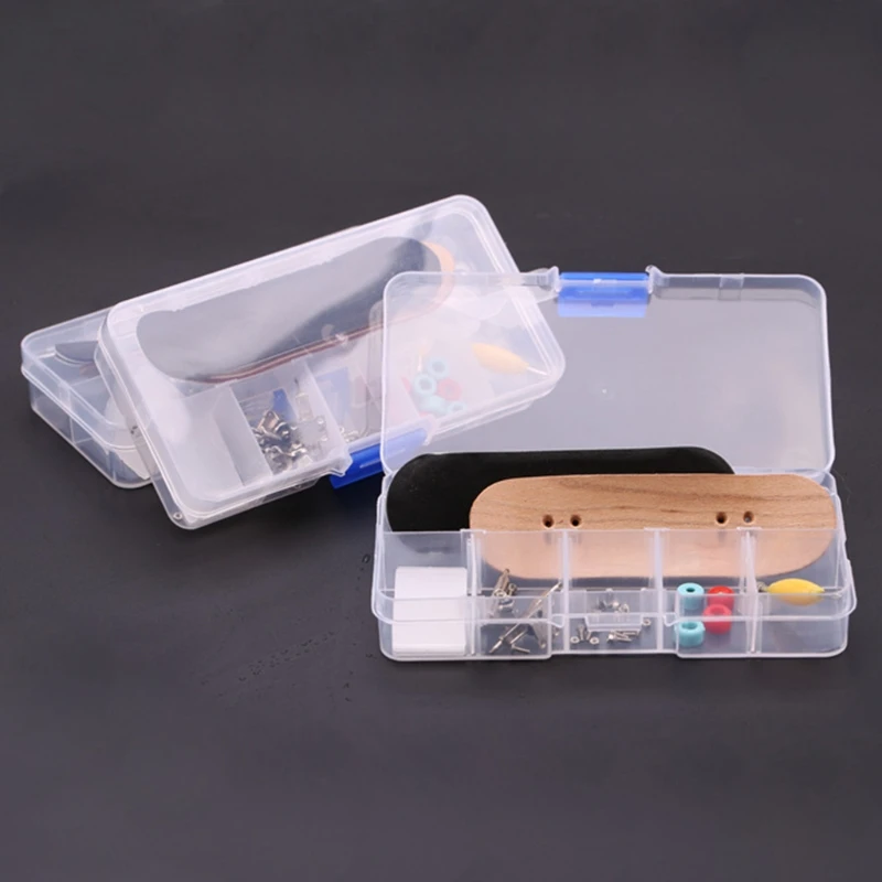 

DIY Maple Finger Skateboard Professional Bearing Wheel PU Anti-skid Pad Novelty Desktop Children's Toy 85LE