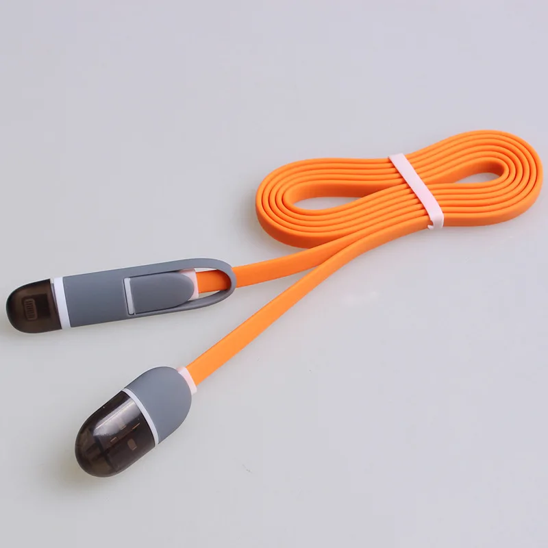 2 / 1 мобильный телефон кабель для зарядки смарт телефонная линия Android корзинка