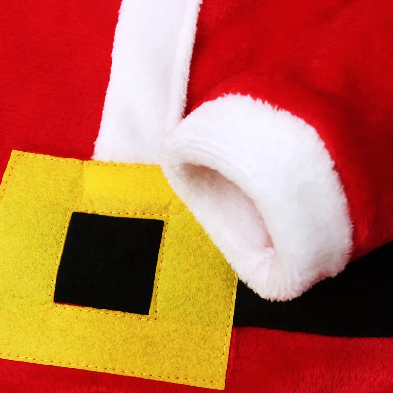 Детский Рождественский костюм Санта Клауса для малышей комплект из 3 предметов