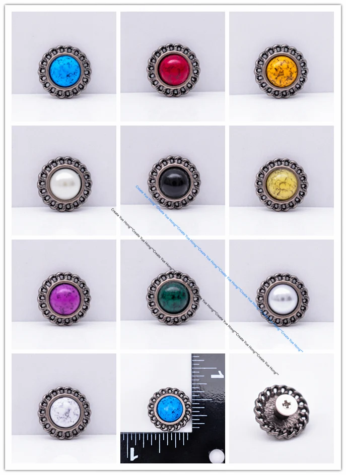 18 мм античный бирюзовый Бирюзовый бисер модная круглая цепочка Декор