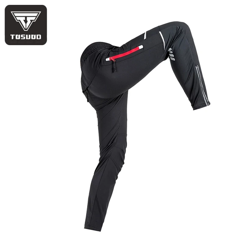 TOSUOD Светоотражающие Брюки мужские велосипедные брюки весна осень mtb анти пот