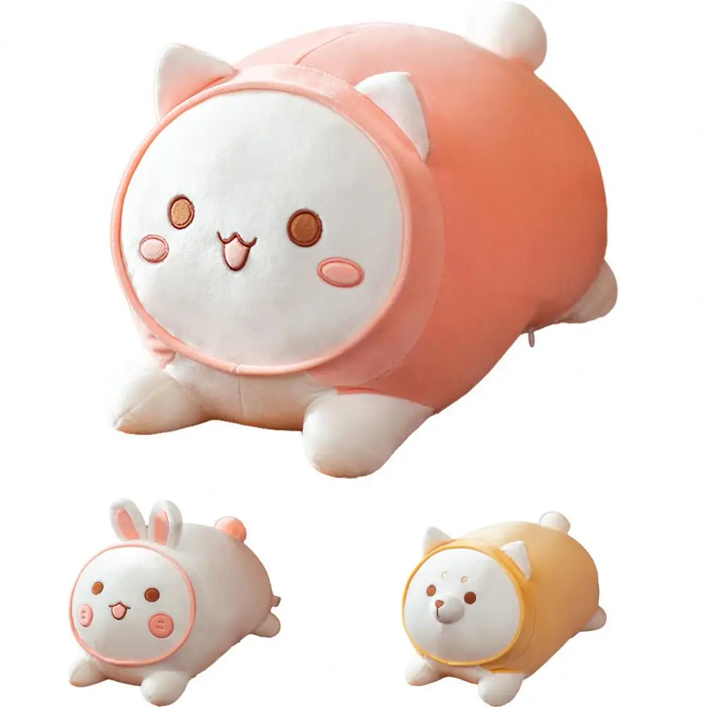 

Plush Toy Adorable Realistic Soft Plush Animal Shaped Throw Pillow for Office
