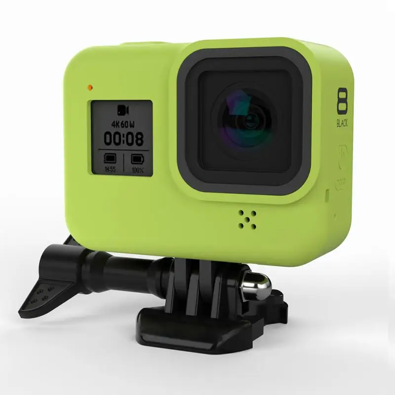 Силиконовый чехол с защитой от падения для спортивной камеры GoPro Hero 8 аксессуары