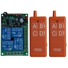 Пульт дистанционного управления для гаражадверей светодиодный светодиодной лампы, 433 МГц, 12 В, 24 В, 4 канала