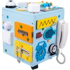 Учебные пособия YL для раннего образования, для детей 1 год, 2 ребенка, 3 самодельные игрушки, бизиборд, коробка, готовый дом, аксессуары для самостоятельной сборки