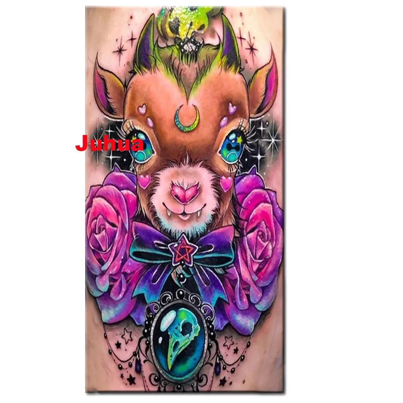 Индийские картины с большой милой коровой алмазная вышивка картина полная