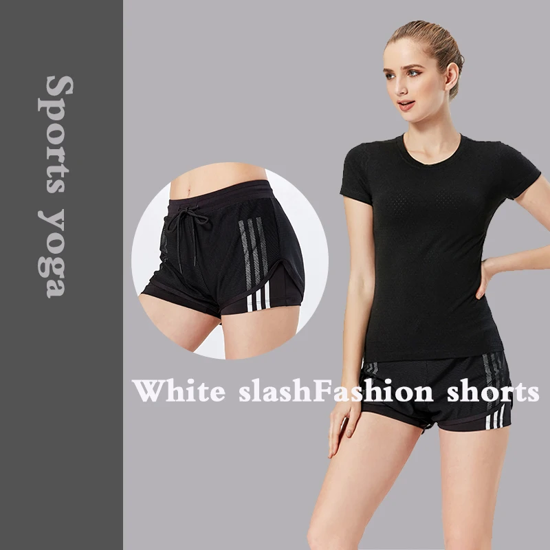 Сетчатый топ для йоги Спортивная рубашка женская спортивная одежда фитнеса