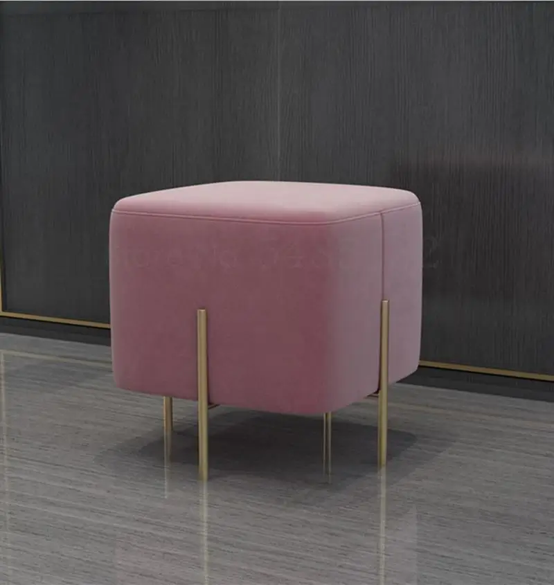 Скандинавские домашние сетки красный туалетный табурет шкаф для обуви сменный