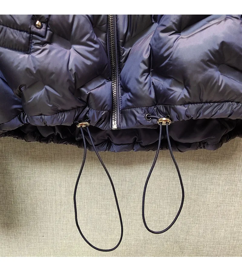 

Korean Style Womens Winter Coat 90% White Duck Down Jacket Female Fashion Puffer Jacket Short Winter Jacket Doudoune Femme