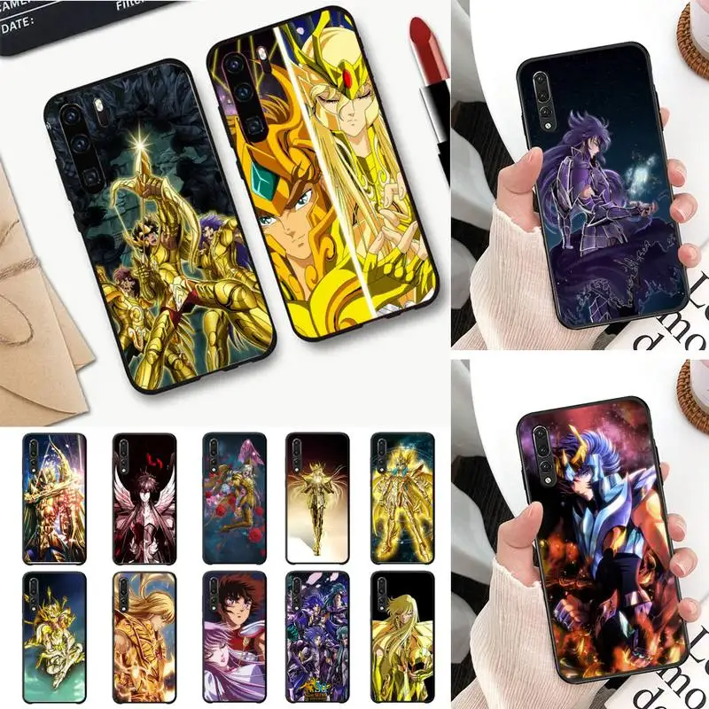 

Saint Seiya Anime Phone Case For Huawei P20 P30 P10 plus P8 lite P9 lite Back Coque for Psmart 2019 P20 pro P10 lite