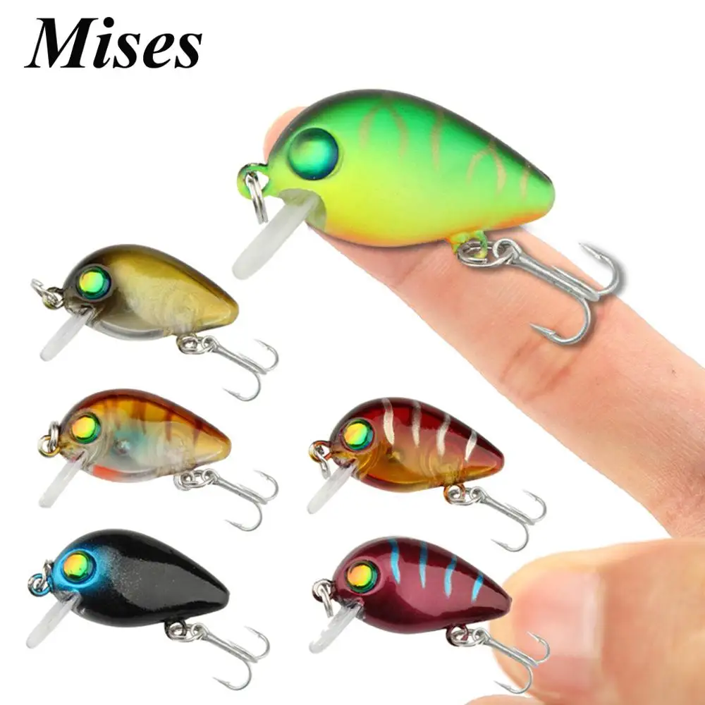 Мизес 3 см 2 г 11 цветов мини плавающая бионическая приманка маленькая жирная