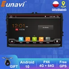 Автомагнитола Eunavi, 2 Din, 9 дюймов, Android 10,0, GPS для VW Passat B6 CC Polo GOLF 5 6 Touran Jetta Tiguan Magotan