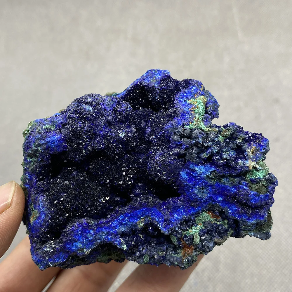 

Natural azurite mineral cristal espÃ©cime da provÃ­ncia de anhui, china