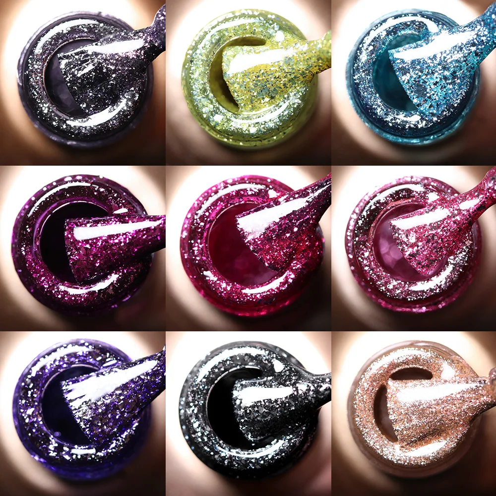 Like 15 мл Гель лак с блестками Набор для гелевого маникюра УФ светодиодный