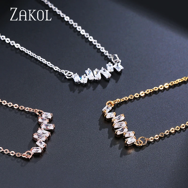 ZAKOL Новое поступление Европейский Стиль Ювелирные наборы прямоугольник