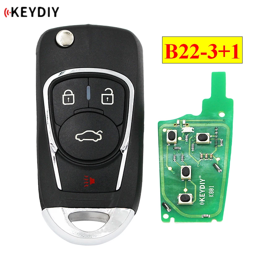 KEYDIY серии B B22 4 3 + 1 кнопка универсальный KD пульт дистанционного управления для KD200