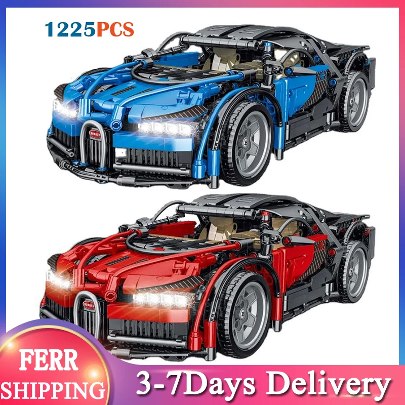 

Конструктор «Технический Спорт» Mork 023001, гоночный автомобиль, набор моделей, 1225 деталей, сборные кирпичи, игрушки для детей, подарки