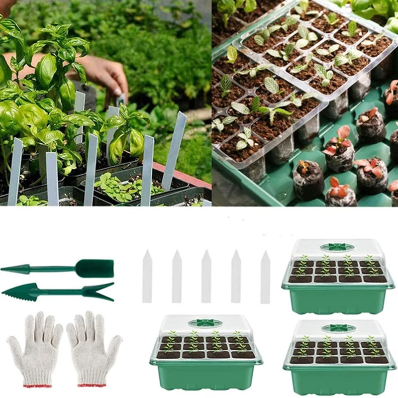 Лоток для семян 3 шт. 12 ячеек