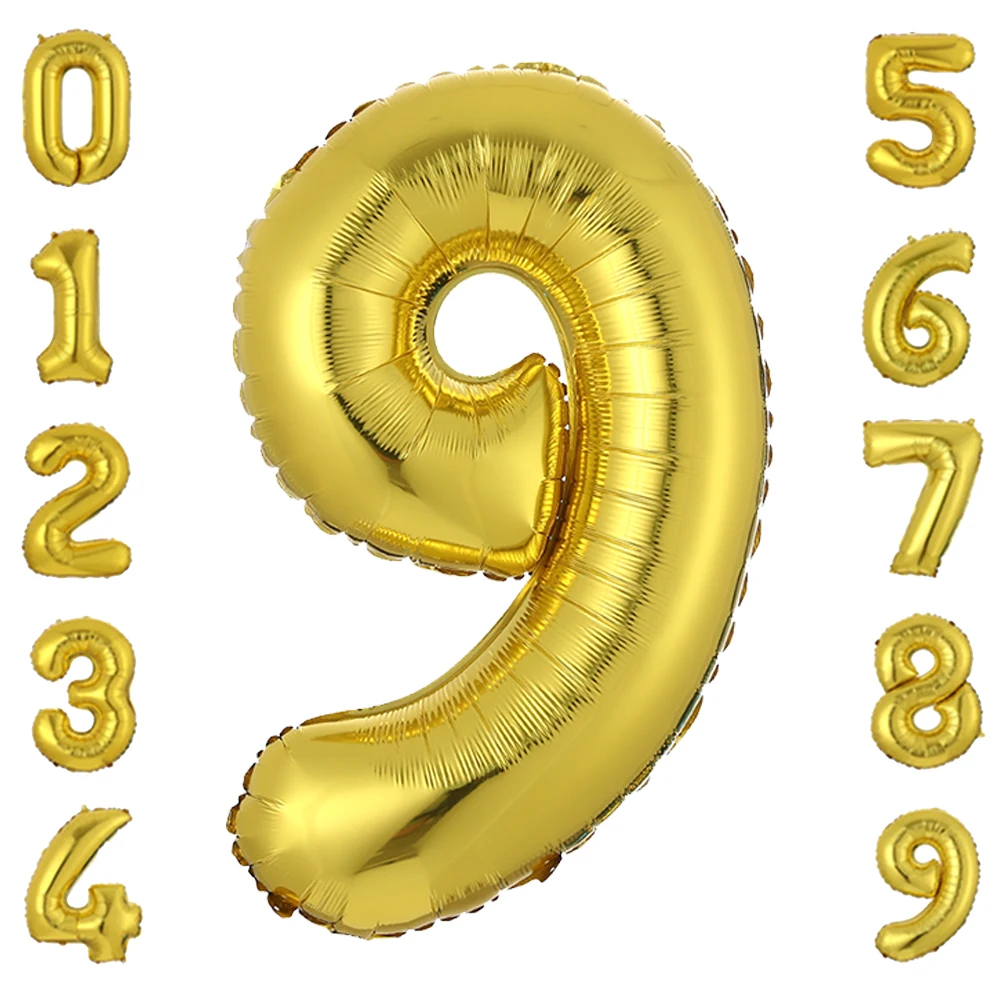 2 шт. фольгированные гелиевые шары с цифрами 16/30/40 дюймов|adult adult|adult birthday party