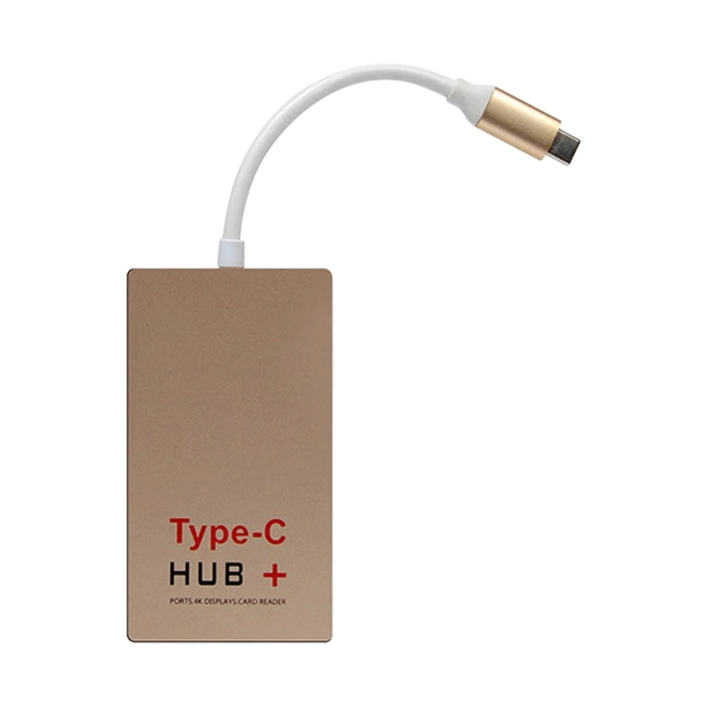 

High Speed USB C Hub Card Reader PD Charging 4K 30Hz For PC Laptop Data Transfer 10Gbps Portable Home Office 3.0 Ports
