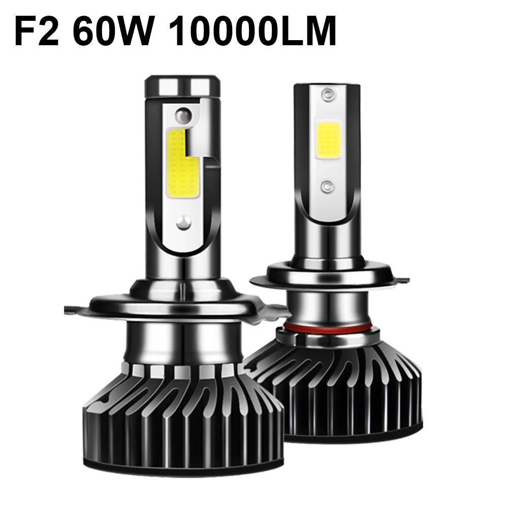

YHKOMS 2 шт. 80 Вт 14000LM H4 H7 Светодиодная автомобильная фара H1 H8 H9 H11 4300K 5000K 8000K 25000K Автоматическая противотуманная фара 12 В Мини-размер светодиодная лампа