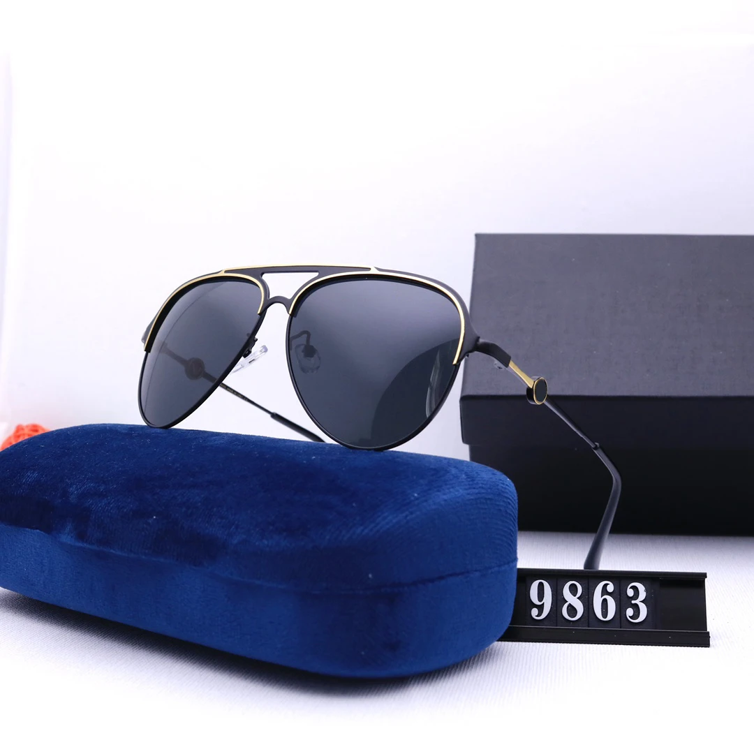 

Lady sunglasses 2021 new male irregular designer brand high-quality luxury men's pilot driver ladies toad mirror retro