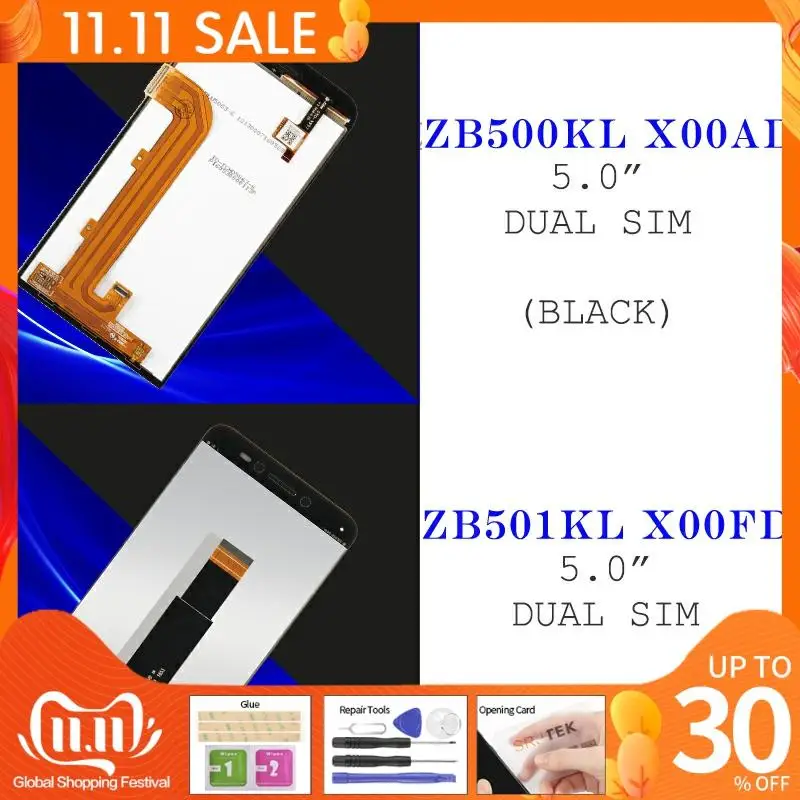 

ORIGINAL NEW 5.0'' IPS LCD For ASUS Zenfone Go ZB500KL X00AD LCD Touch Screen Digitizer for ASUS Zenfone Live ZB501KL X00FD LCD