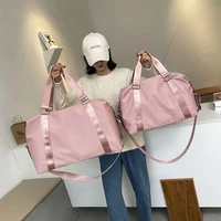 fashion large travel bag women cabin tote bag handbag nylon waterproof shoulder bag women weekend gym bag female