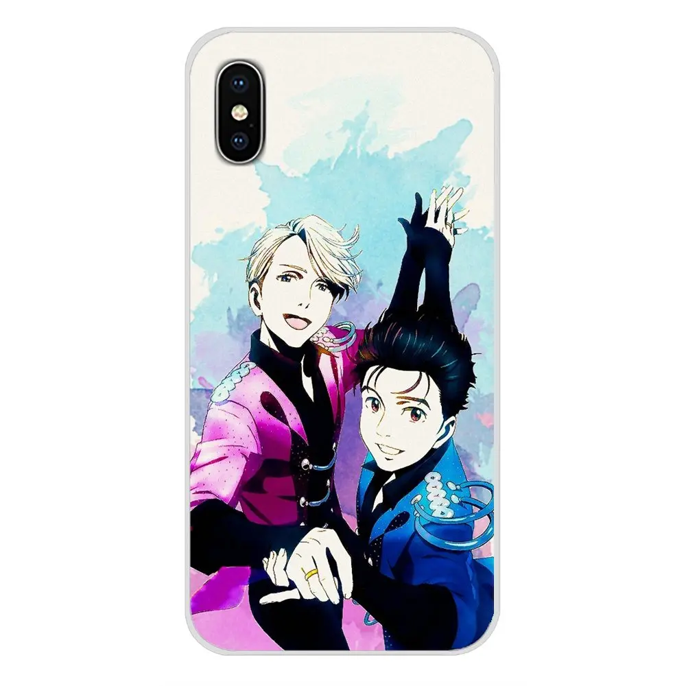 Прозрачный мягкий чехол для сумки с милым аниме Юри на льду huawei G7 G8 P7 P8 P9 P10 P20 P30 Lite