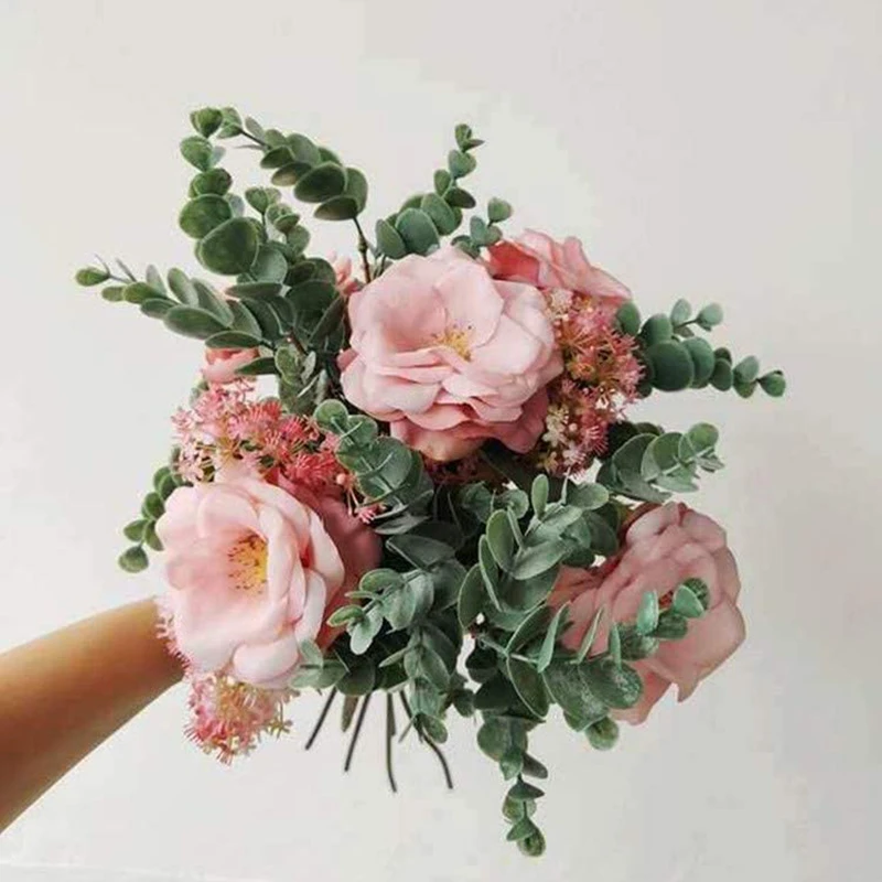 Искусственные стебли эвкалипта листья искусственные серые зеленые эвкалипты