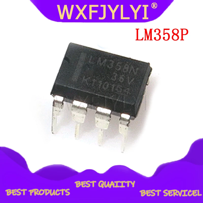 10 шт./лот, новый и оригинальный IC, LM358P DIP8 LM358 DIP LM358N = TS358CD TS358 KIA358P KIA358 BA10358, с поддержкой IC
