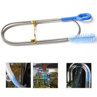 90155200cm flexible refrigerator drain pipe brush dryer lint vent trap brush foldable car sunroof long hoses cleaning tools