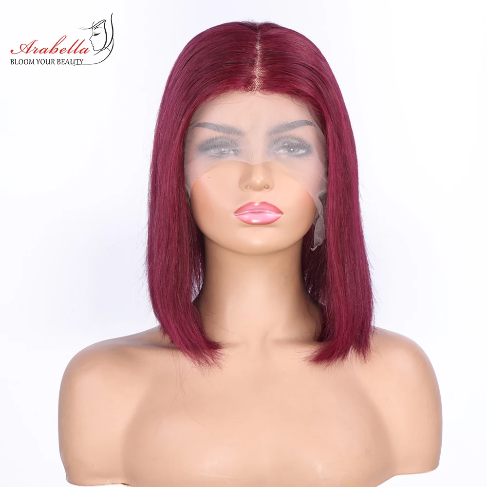 99J парик Ombre Bob 13*5*2 прозрачный на сетке предварительно опущенные отбеленные узлы