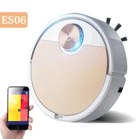 household smart robot vacuum cleaner es06 mobile phone app remote control automatic dust removal and sterilization sh16
