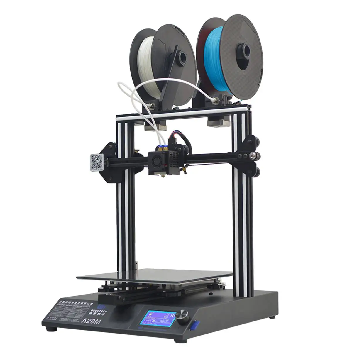 A20M 3d принтер 2в1 смешанный цвет быстромонтируемый с нитью Fetector и Break-researing 360 вентиляция 255x255x255 область печати