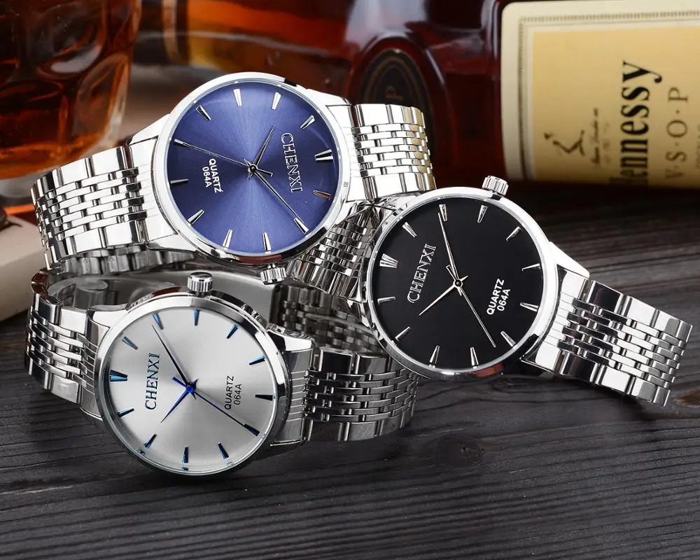 

2020 Luxury Top Brand Quartz Men Wristwatch Leisure Men's Business Watches With Stainless Steel Strap Waterproof Gentleman Clock