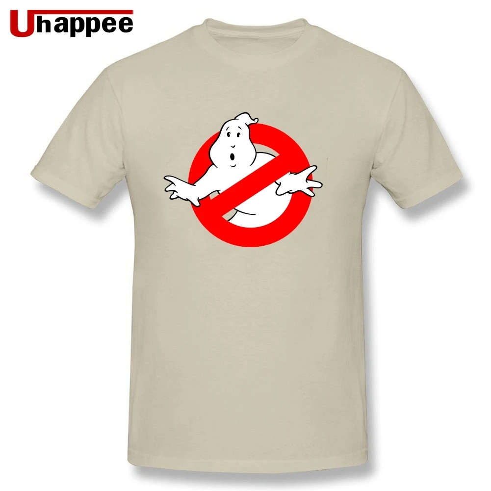 Футболка ghostbuster Guys фитнес мужские футболки с коротким рукавом модный бренд Merch - Цвет: Natural