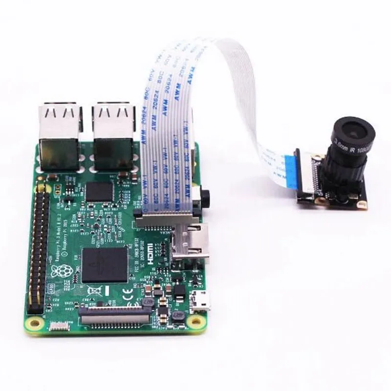 Модуль камеры ночного видения Raspberry Pi 5MP Pixel 1080P камера с фонариком для 4B/3B + Датчик