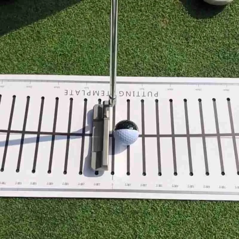 

Golf Putter Putting Mat Trainer Indoor Putting Green Aids Line Golf Paper Hitting Equipment P2L3 Kit Aiming Blanket Pad Tra L9Z7