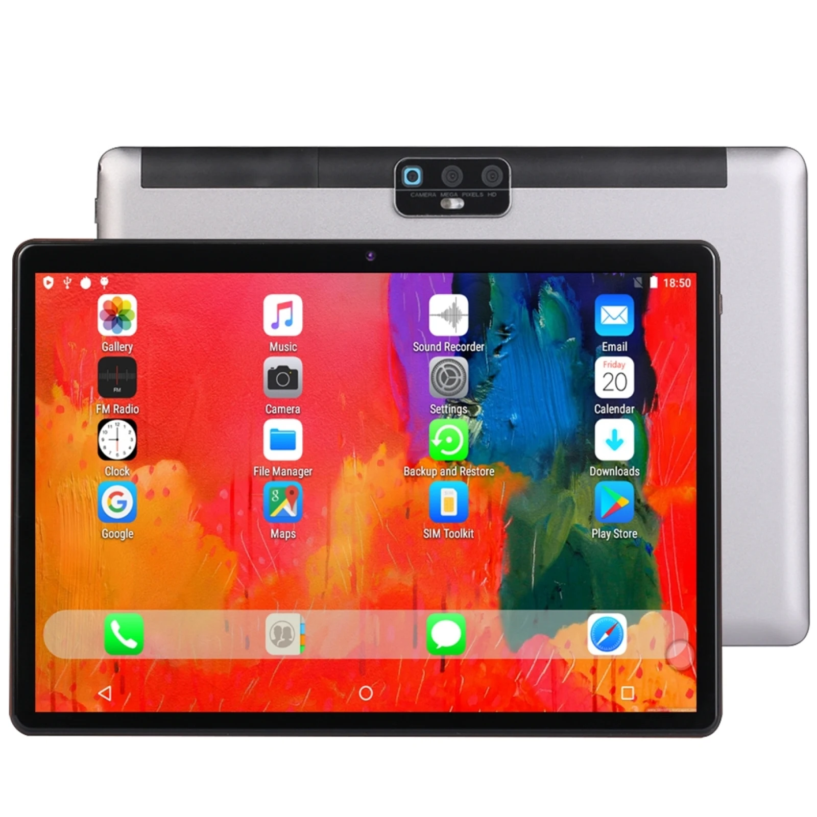 

BDF H1 4G LTE Phone Call Tablet PC 10.1 inch 2GB RAM 32GB ROM Android 9.0 SC9863A Octa Core Cortex-A55 Dual SIM 5.0MP Tablets
