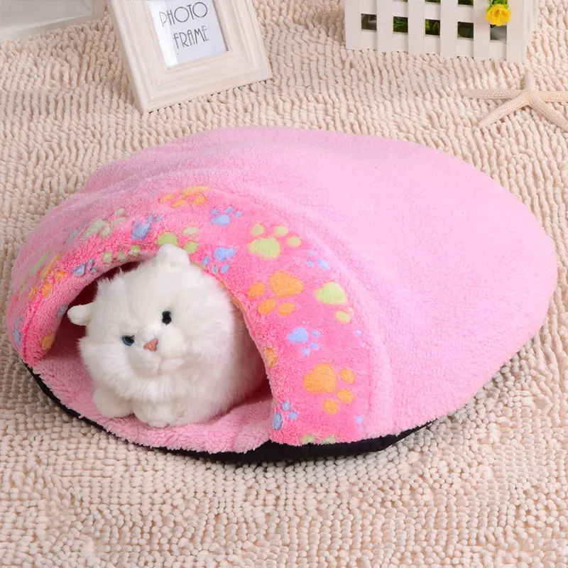 Спальный мешок для домашних животных кошек собак теплый спальный кровать домик