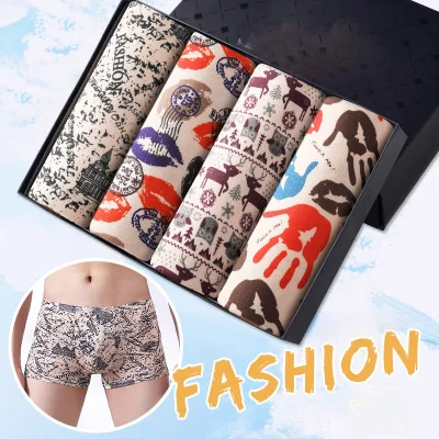 T15 4Pcs \ Комплект трусиков Для мужчин s нижнее белье, трусы-боксеры из мягкой ткани мужские трусы-боксеры из модала прочны боксерские трусы плюс Размеры трусы-боксеры с изображением Для мужчин нижнее белье Лот - Цвет: T15