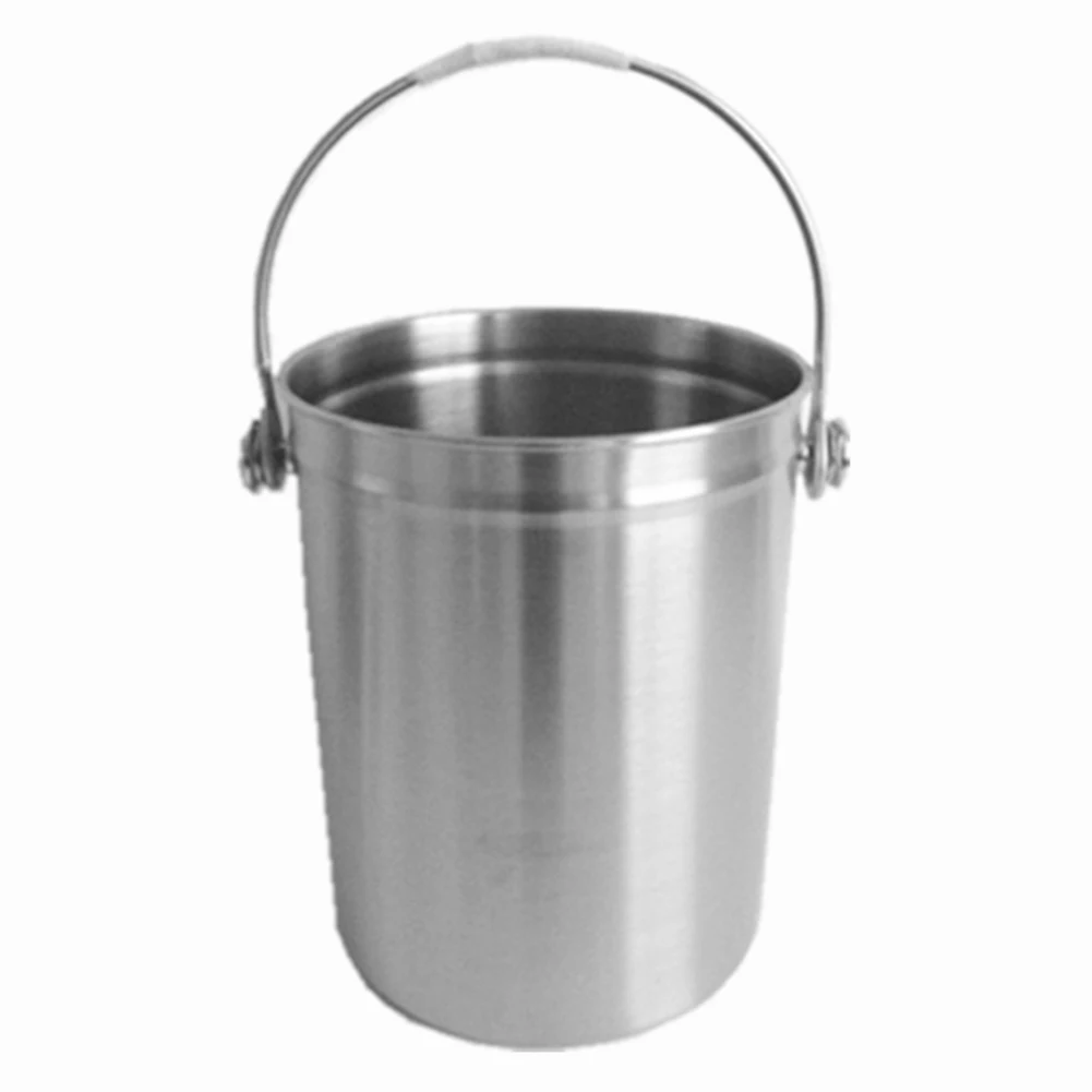 

Container Compost Lid Recycling Pericarp Bucket Stainless Steel Durable Hotel Bin Home