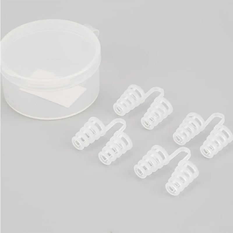 

4pcs Hot Sale Anti Snoring Silicone Nose Clip Magnetic Stop Snoring Nose Clips Anti-Snoring Apnea Sleeping Aid Device