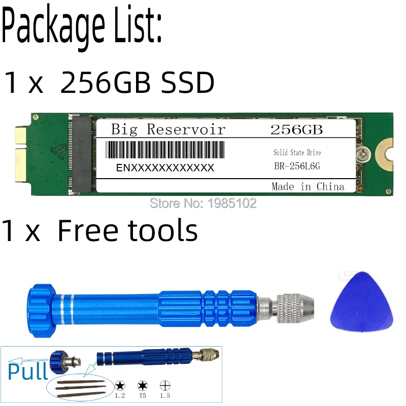 SSD для AIR 2010 2011 A1369 MC503 256 ГБ MC965 MC966 A1370 MC505 MC506 MC968 MC969 | Компьютеры и офис
