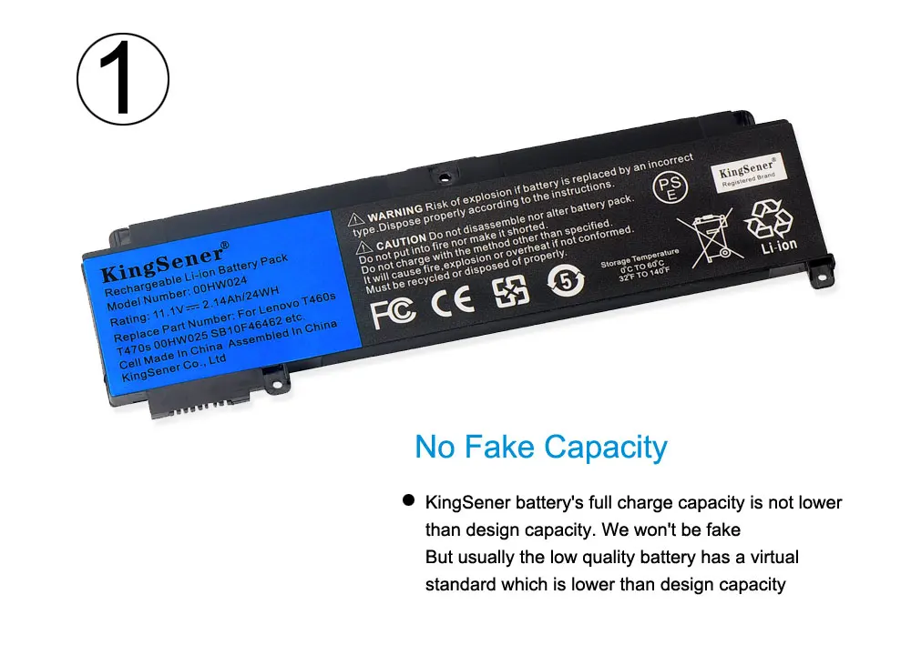 Аккумулятор KingSener T460s для ноутбука Lenovo T470S 00HW024 00HW025 00HW022 01AV407 01AV406 00HW023 SB10J79004 SB10F46463 |