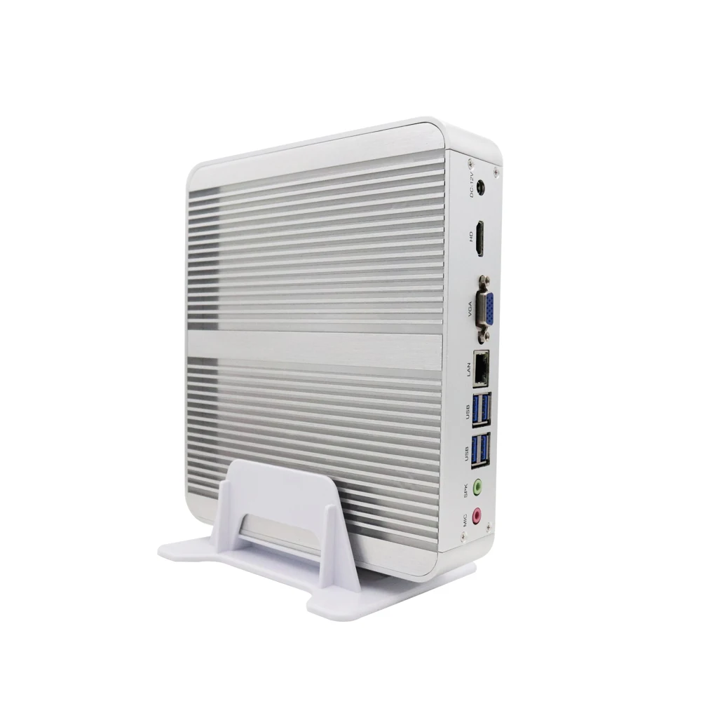 Eglobal Новый безвентиляторный мини-ПК Intel i7-1065G7 2 * DDR4 Msata + M.2 PCIE PC Gamer Windows 10 HTPC Nuc VGA DP HDMI